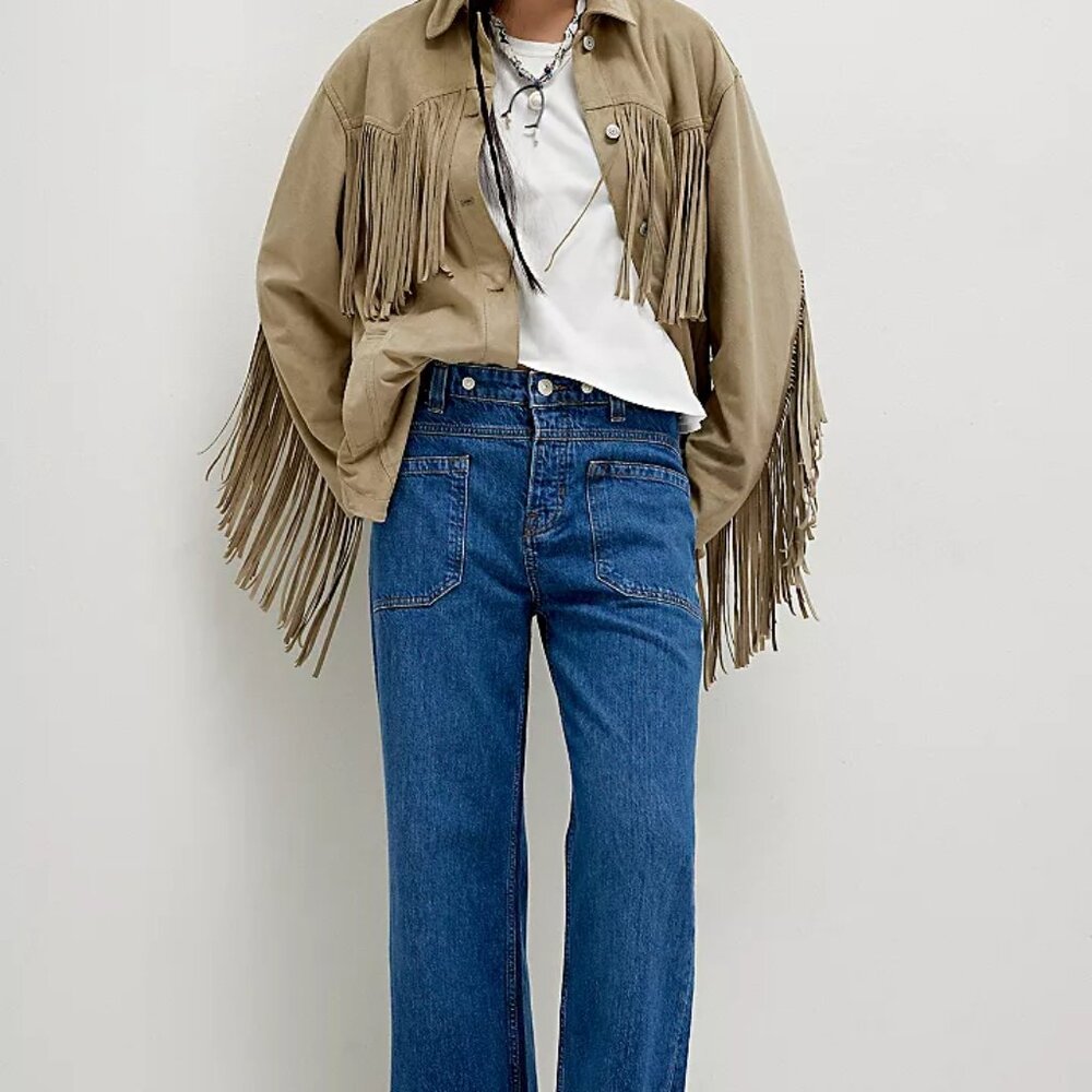 Free People Palmer Cuffed Jeans